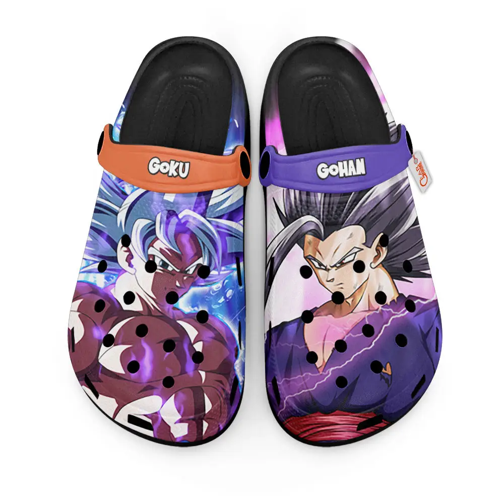 Gohan Beast and Goku Ultra Instinct Premium EVA Clogs