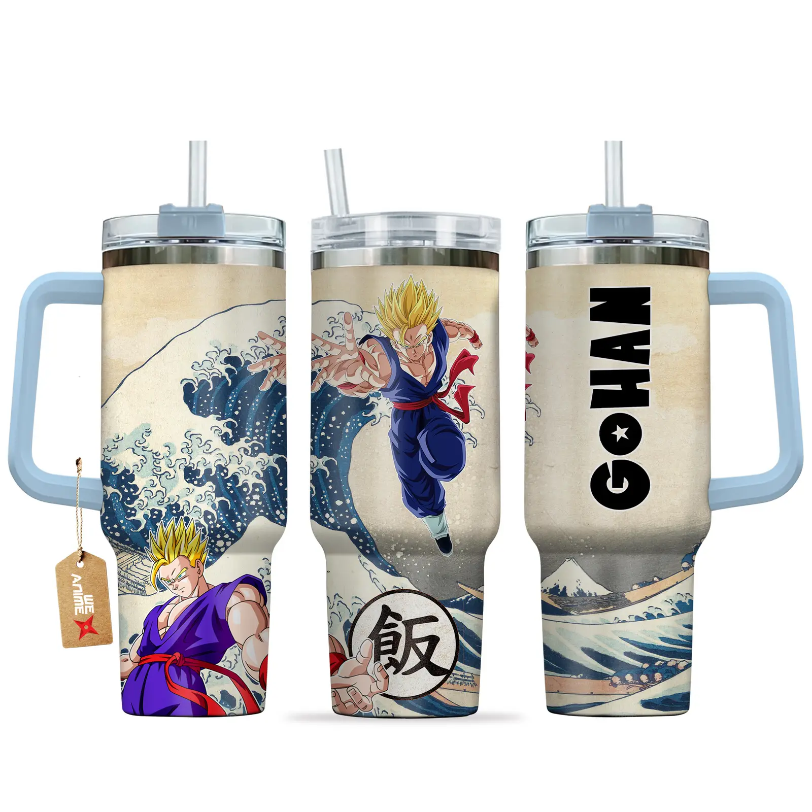 Gohan Super Saiyan Anime Tumbler 40oz Kanagawa Collection