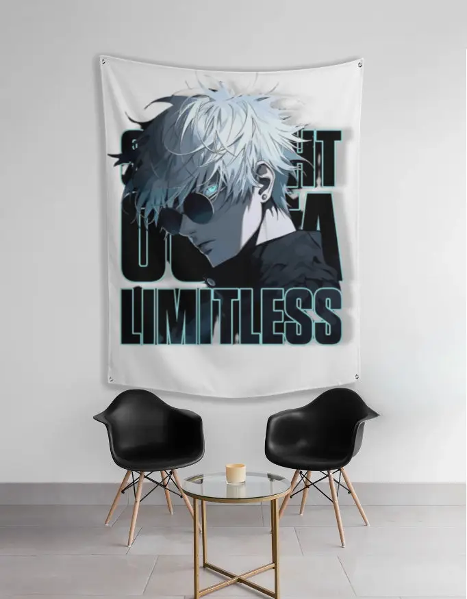 Gojo Limitless tapestry - Premium Wall Art
