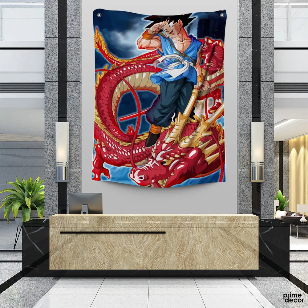 Goku & Shenron | Anime Tapestry