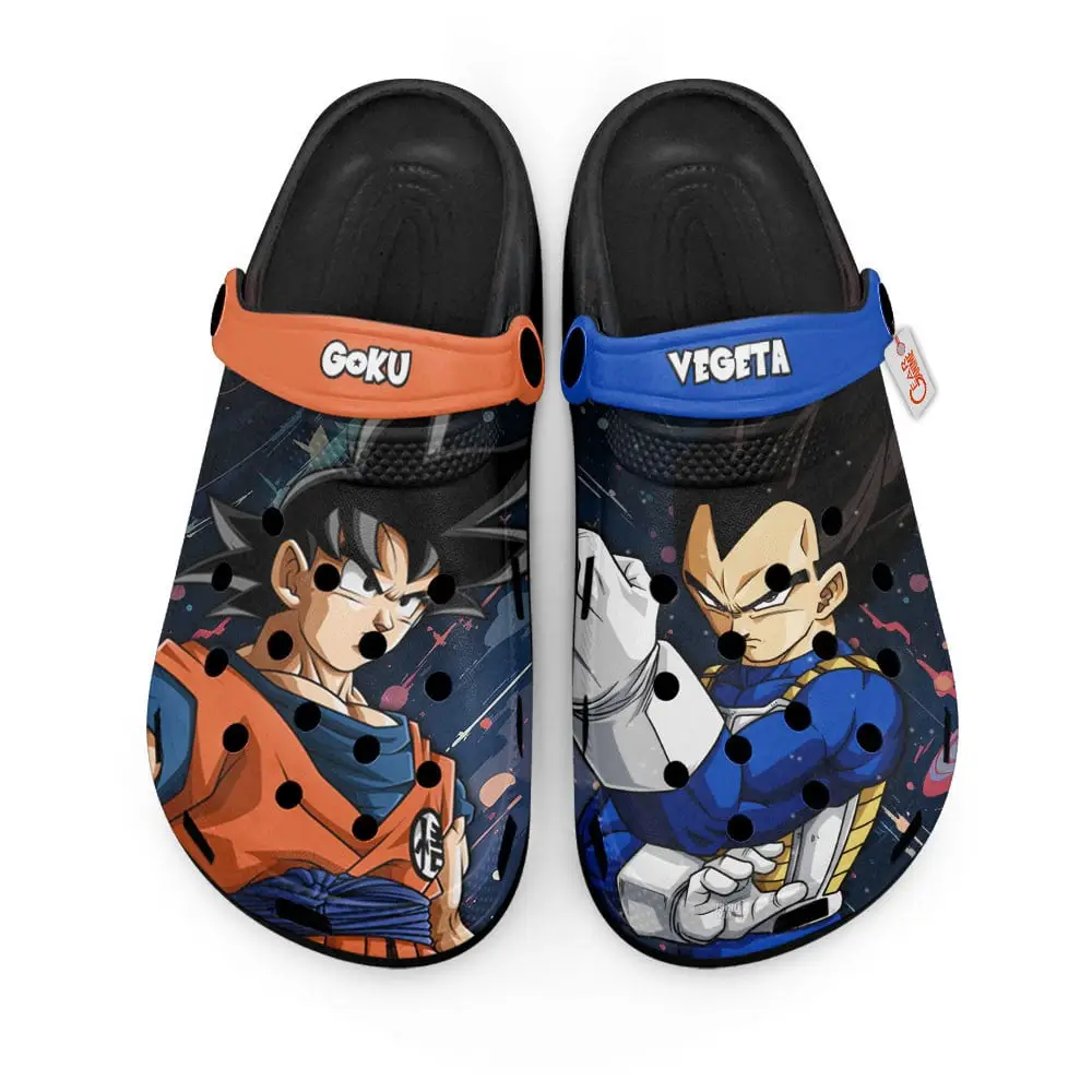 Goku and Vegeta Classic Edition Custom Anime Clogs