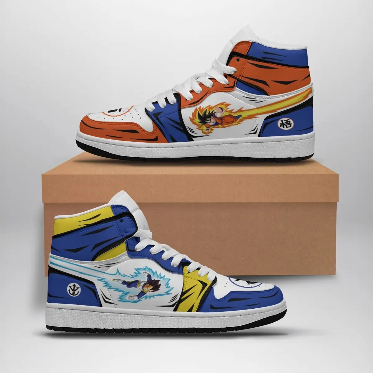 Goku And Vegeta Dragon Ball Z Air Jordan 1 Shoes