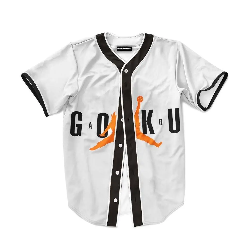 Goku Jordan Jump Man Dragon Ball Cool Baseball Jersey