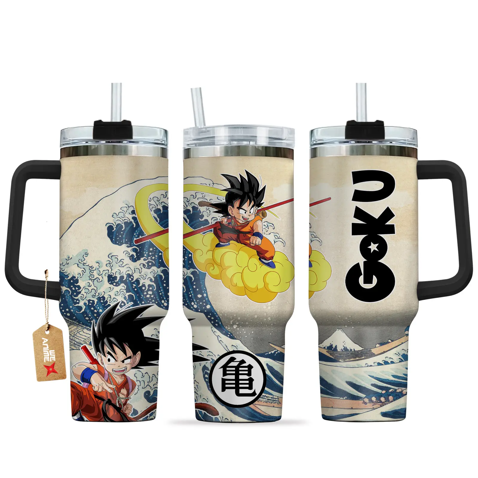 Goku Kid Anime Tumbler 40oz Kanagawa Collection