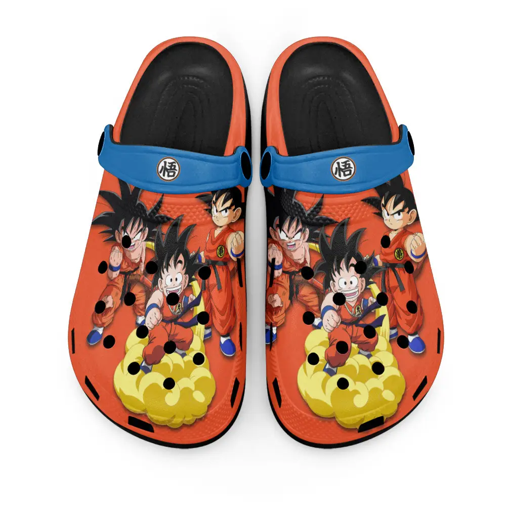 Goku Kid Premium EVA Clogs Pattern Style