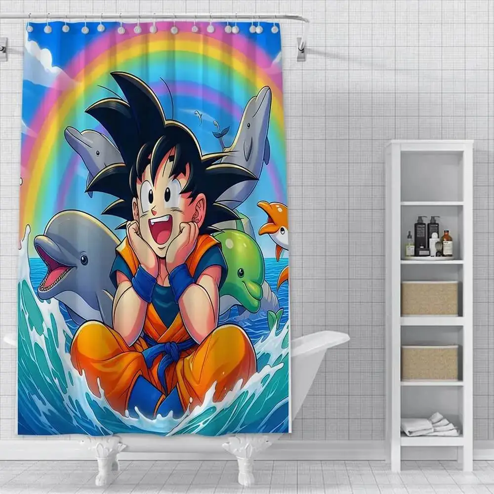 Goku Kids Shower Curtain