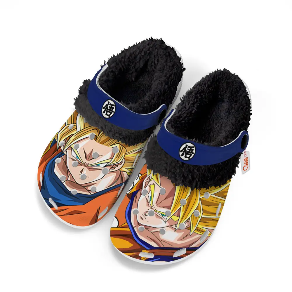 Goku Super Saiyan Fleece-Lined Clogs