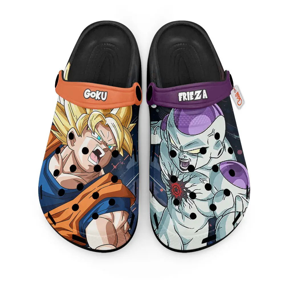 Goku Super Saiyan vs Frieza Edition Custom Anime Clogs