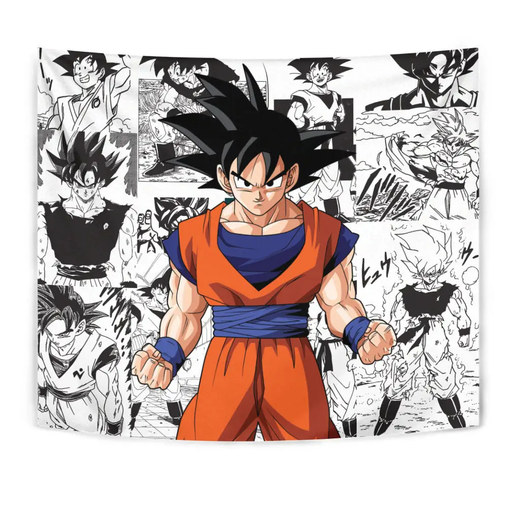 Goku Tapestry Custom Anime Manga Wall Decor