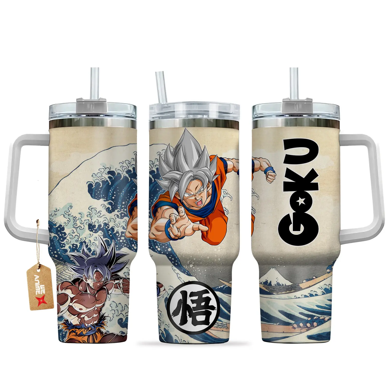Goku Ultra Instinct 40oz Tumbler Kanagawa