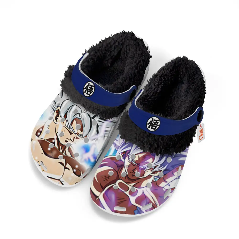 Goku Ultra Instinct Fleece-Lined Clogs