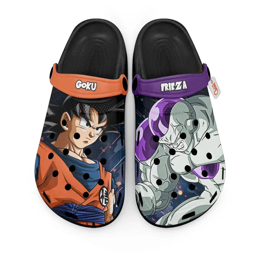 Goku vs Frieza Edition Custom Anime Clogs