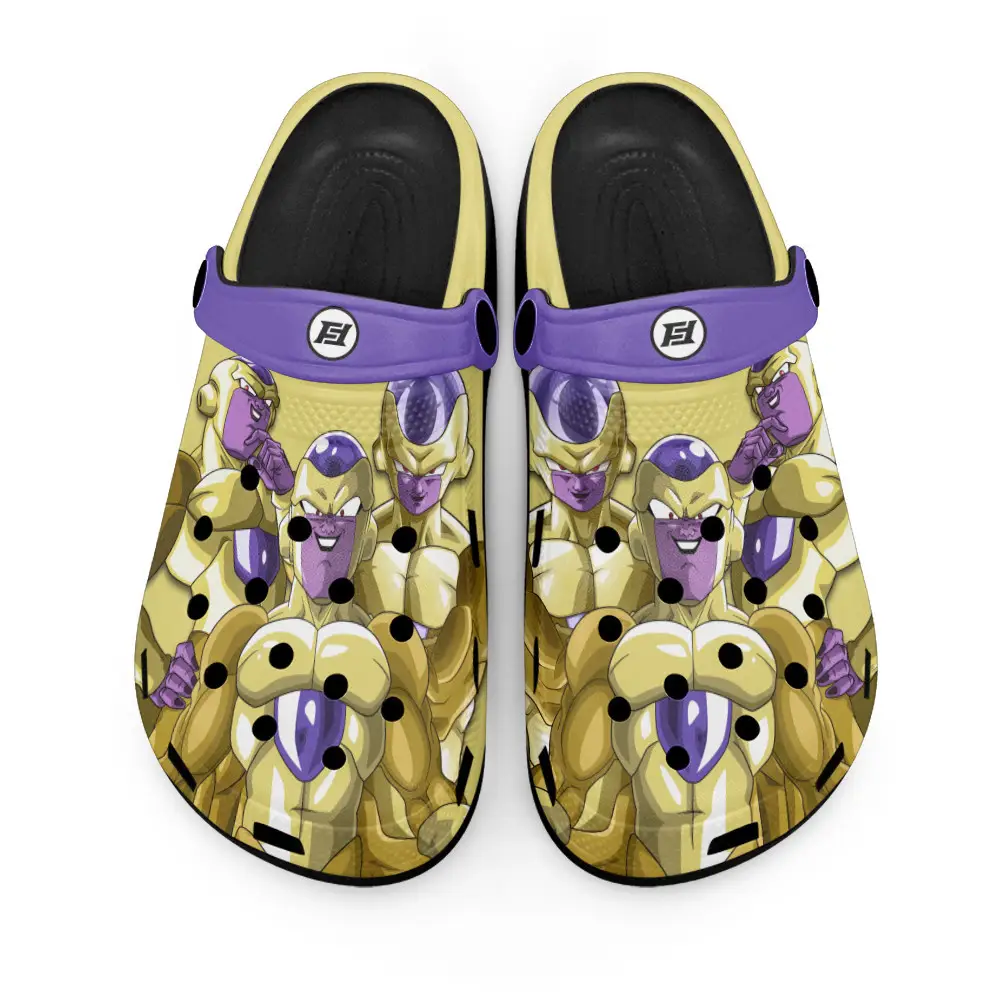 Golden Frieza Premium EVA Clogs Pattern Style