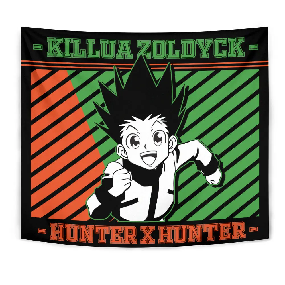 Gon Freecss Tapestry Custom Anime Bedroom Living Room Home Decoration
