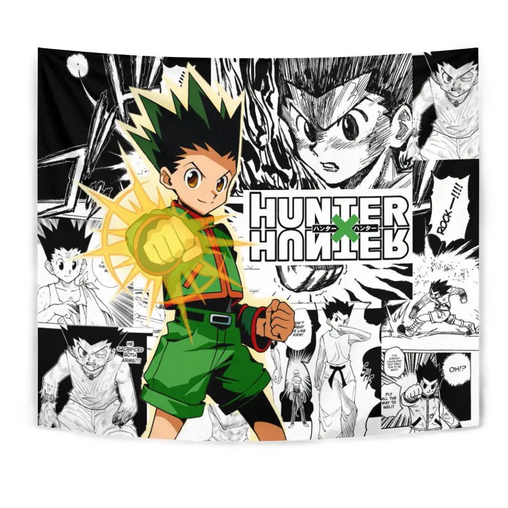 Gon Freecss Tapestry Custom Anime mix Manga Home Room Wall Decor