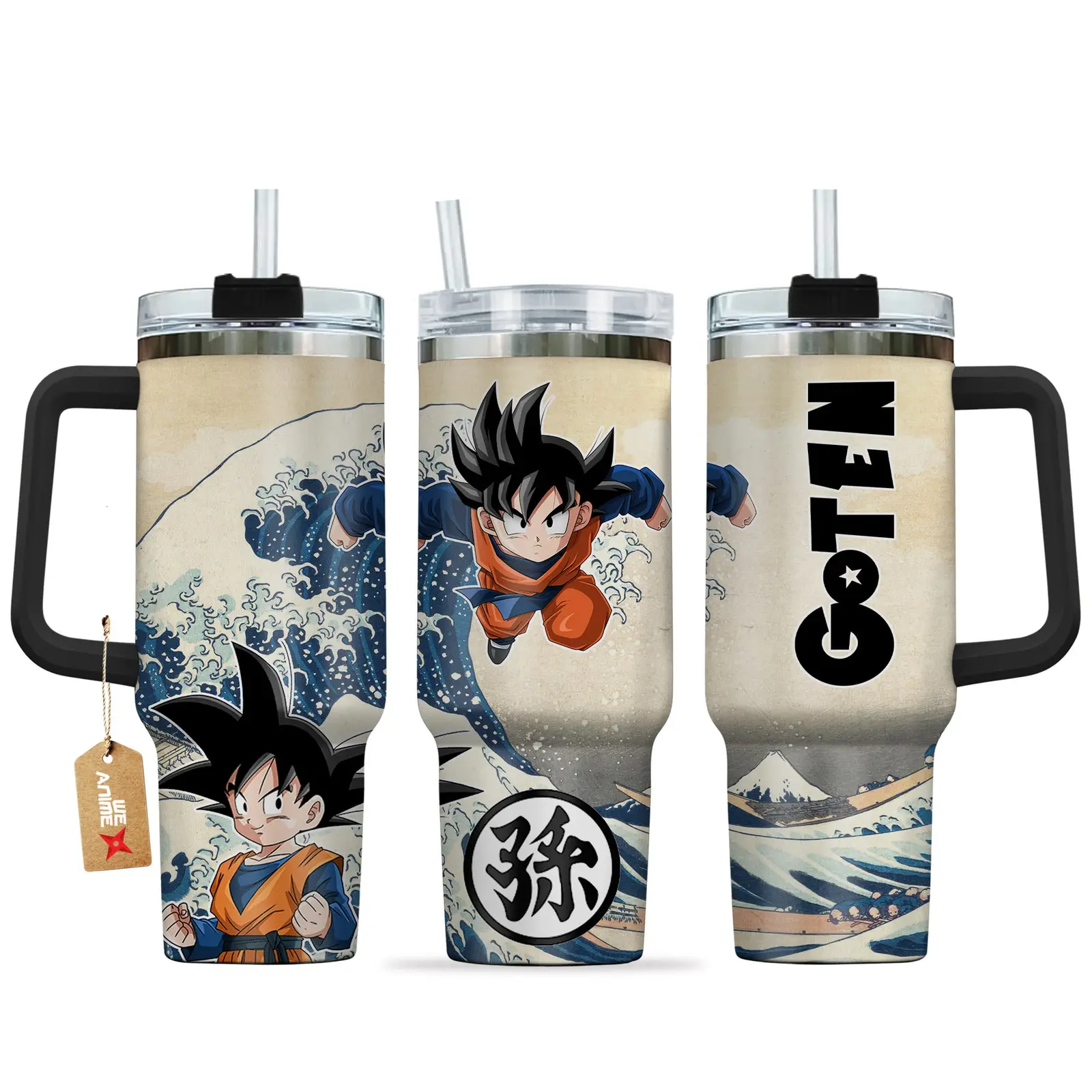 Goten Anime Tumbler 40oz Kanagawa Collection