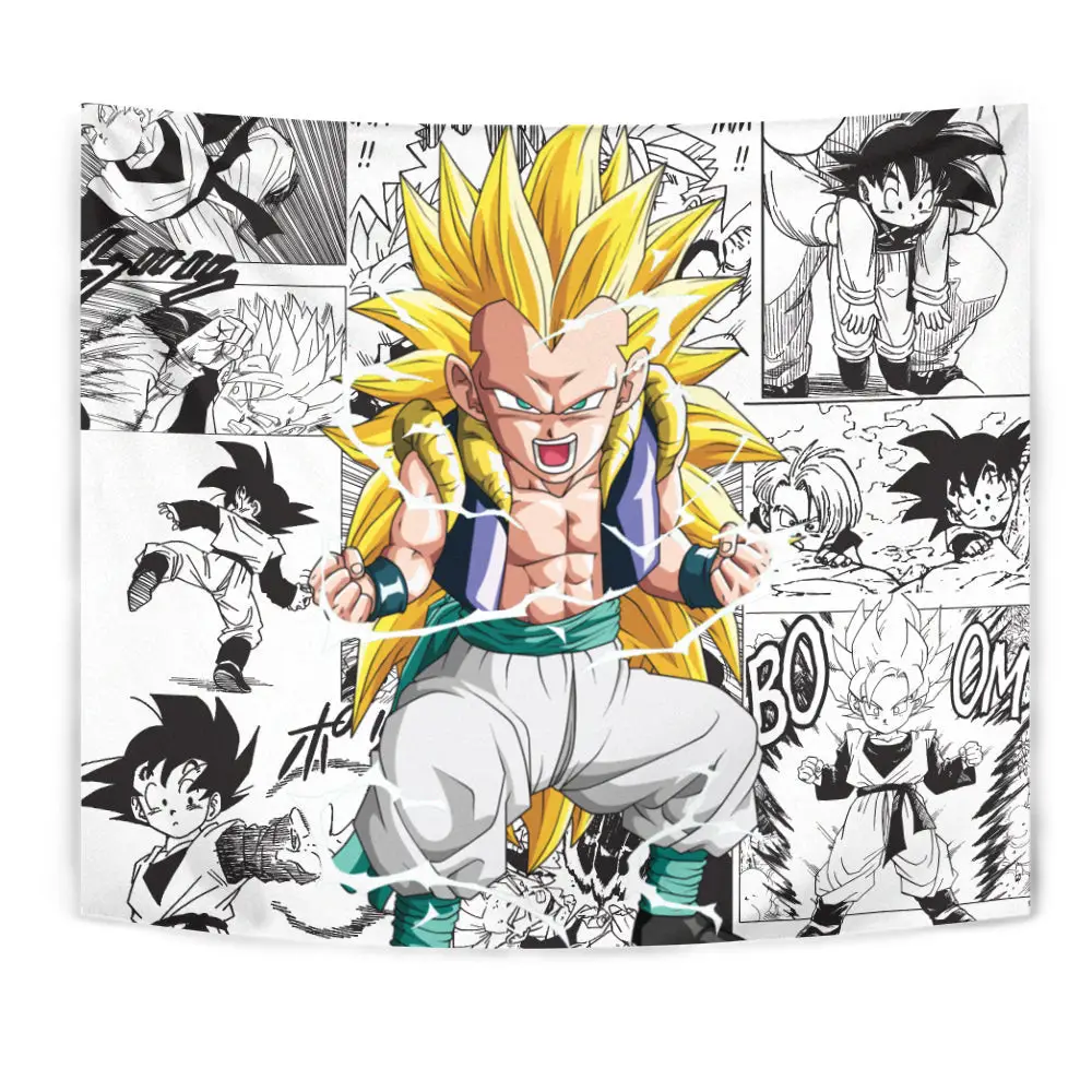 Gotenks Tapestry Custom Anime Manga Wall Decor