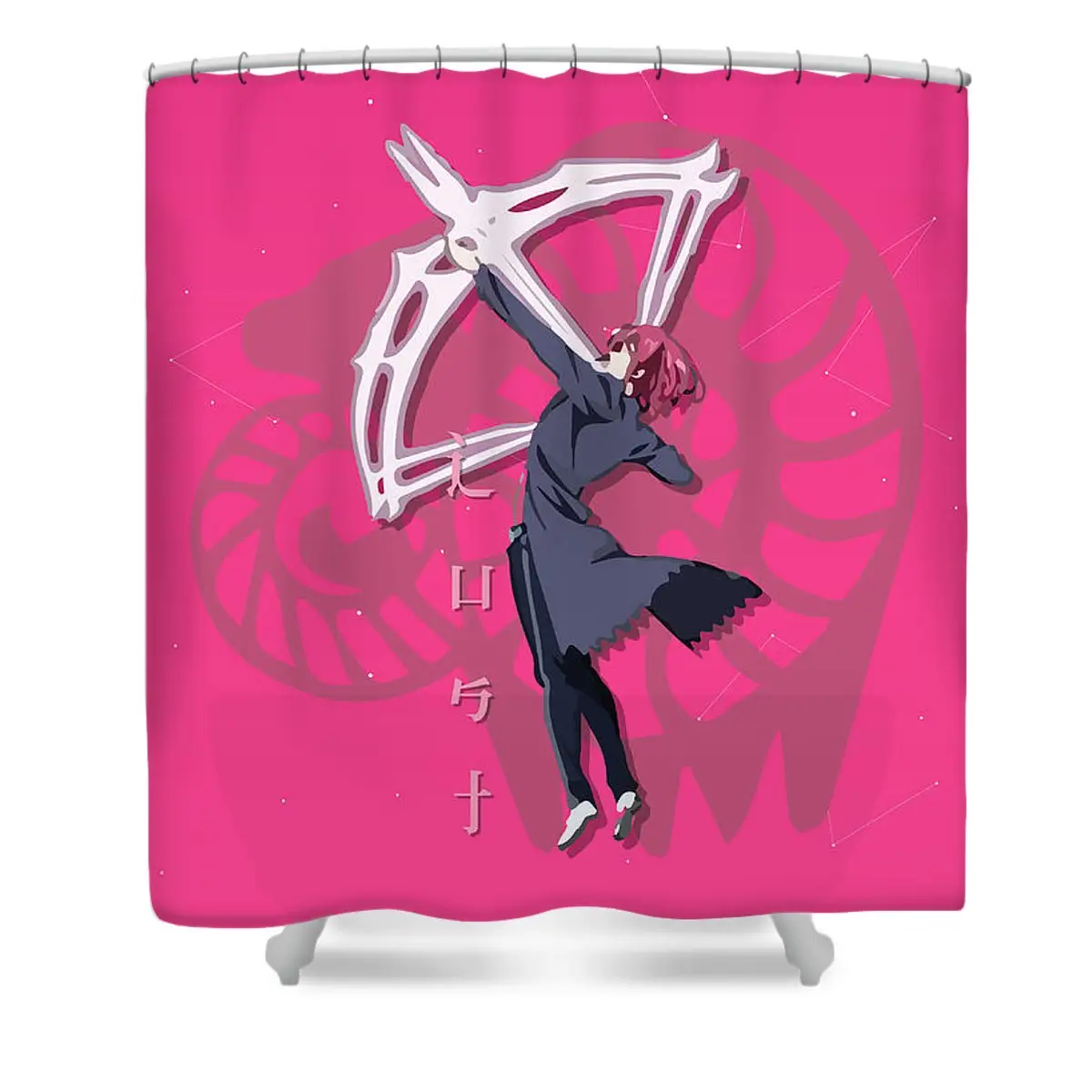 Gowther Goat Sin - Seven Deadly Sins Shower Curtain Style 1 | Anime Shower Curtains