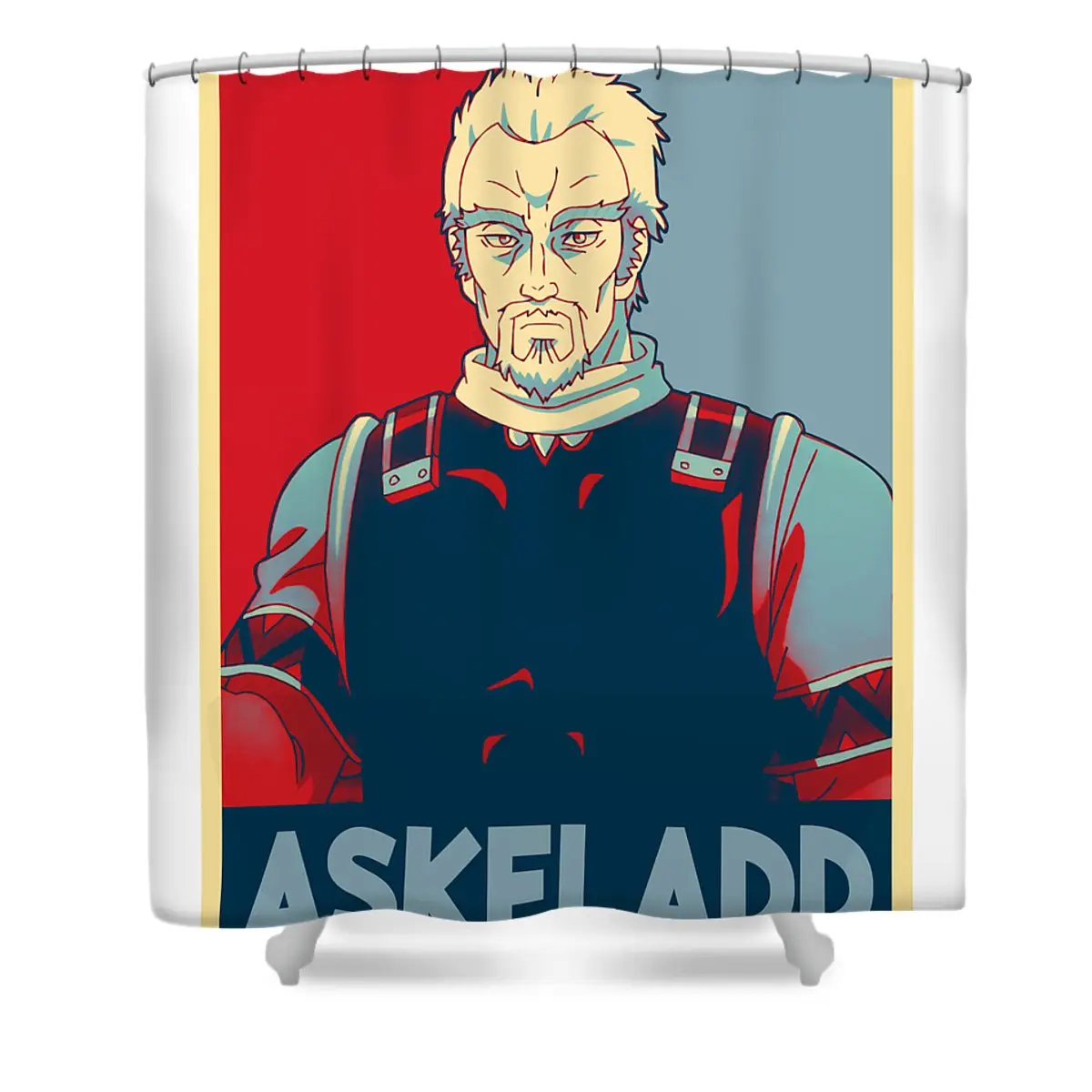 Graphic Askeladd Vinland Saga Shower Curtain | Anime Shower Curtains