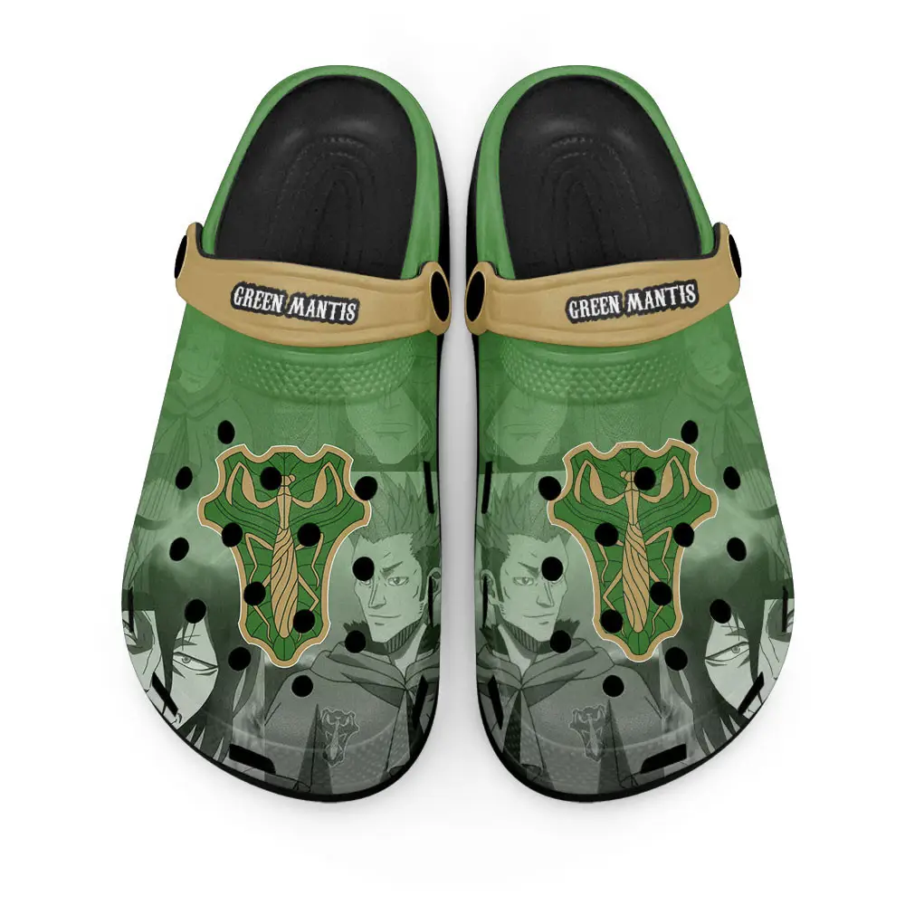 Green Mantis Premium EVA Clogs Custom Name