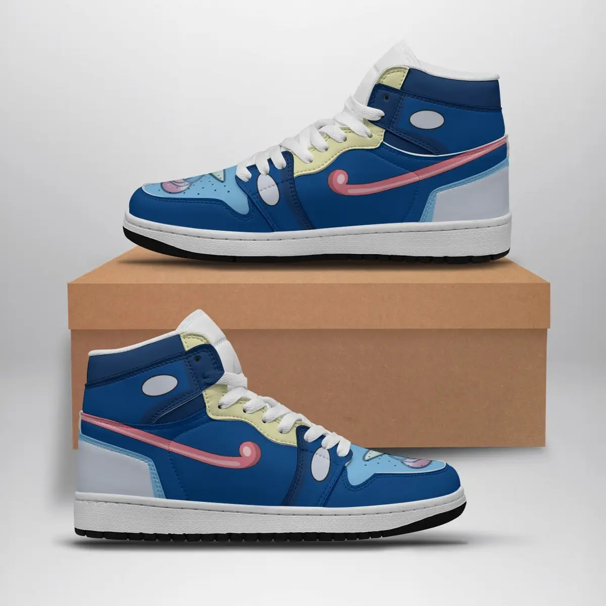 Greninja Pokemon Air Jordan 1 Shoes