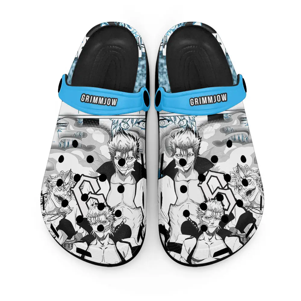 Grimmjow Jaegerjaquez Premium EVA Clogs Custom Name