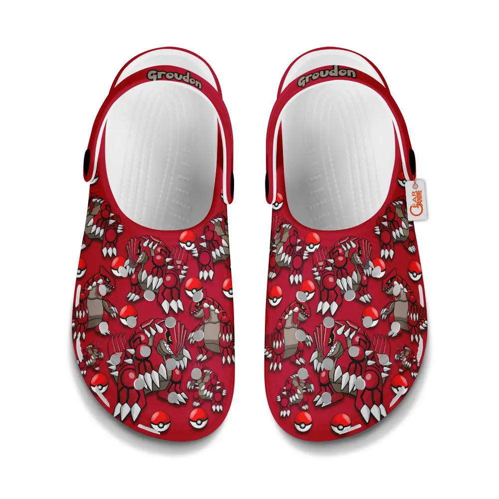 Groudon Premium EVA Clogs Pattern Style