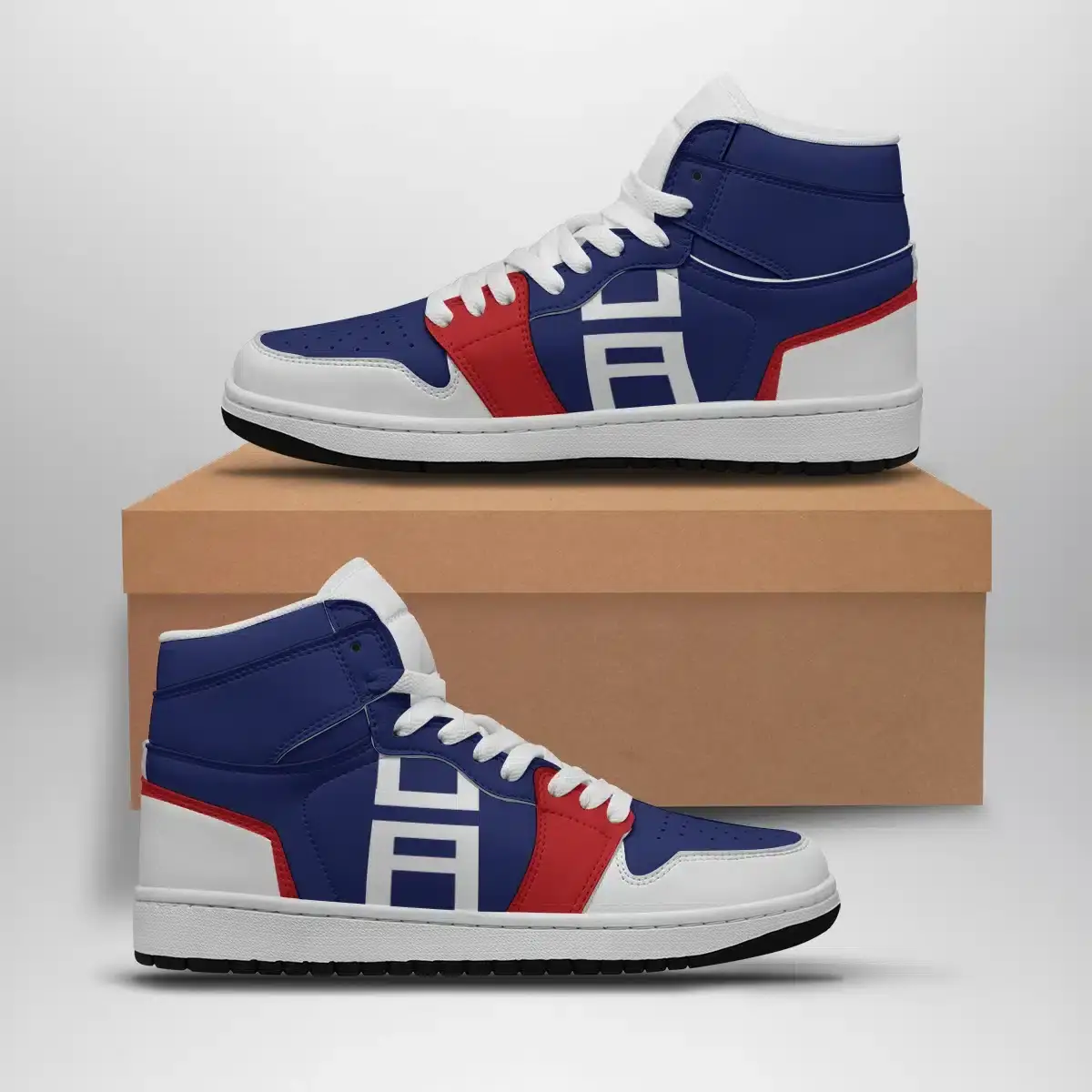 Gym Sports Pattern My Hero Academia Air Jordan 1 Shoes