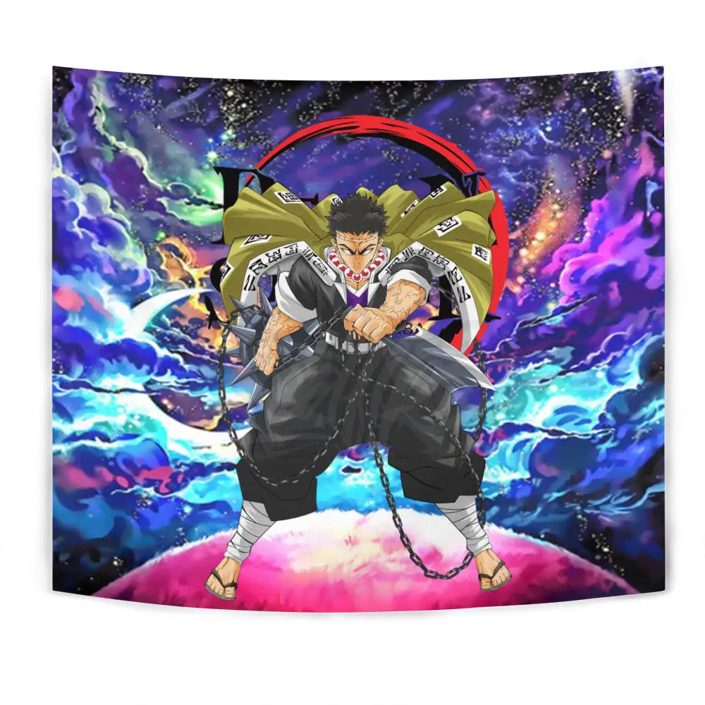 Gyomei Himejima Tapestry Custom Galaxy Anime Wall Decor