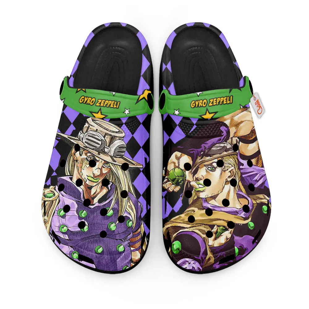 Gyro Zeppeli Personalized Anime Clogs