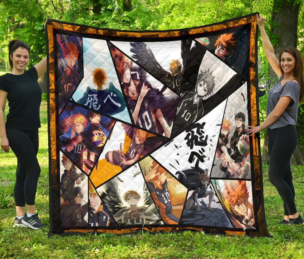 HAIKYU Shoyo Hinata Anime Quilt Blanket