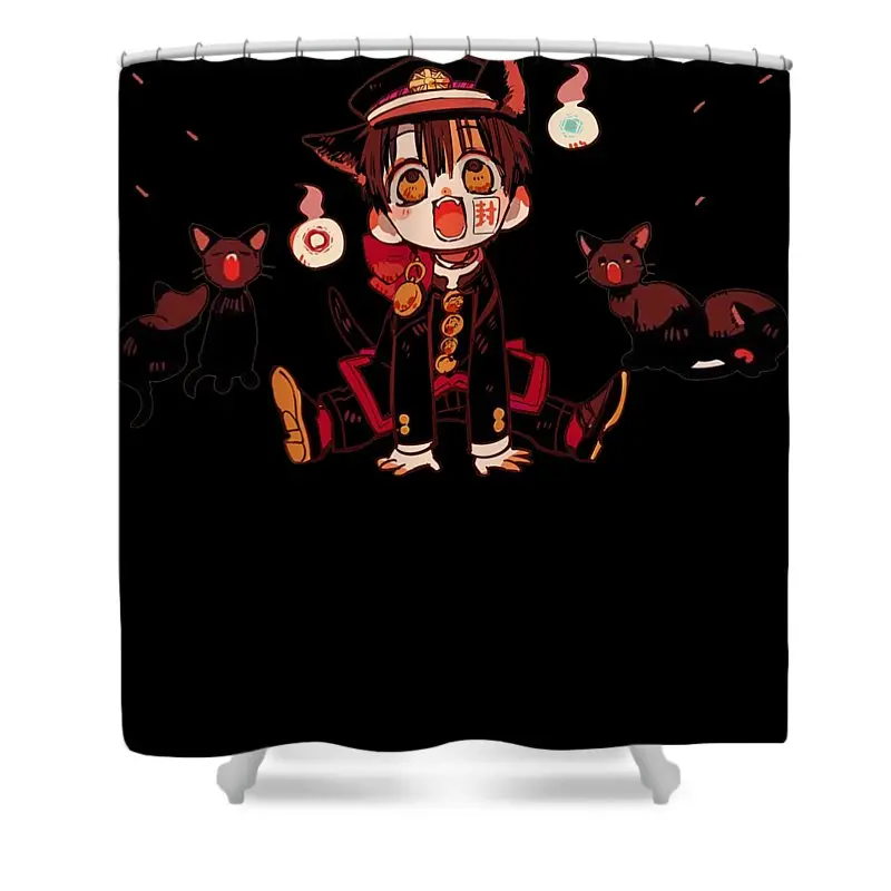 Hanako-kun Anime Retro Shower Curtain | Anime Shower Curtains