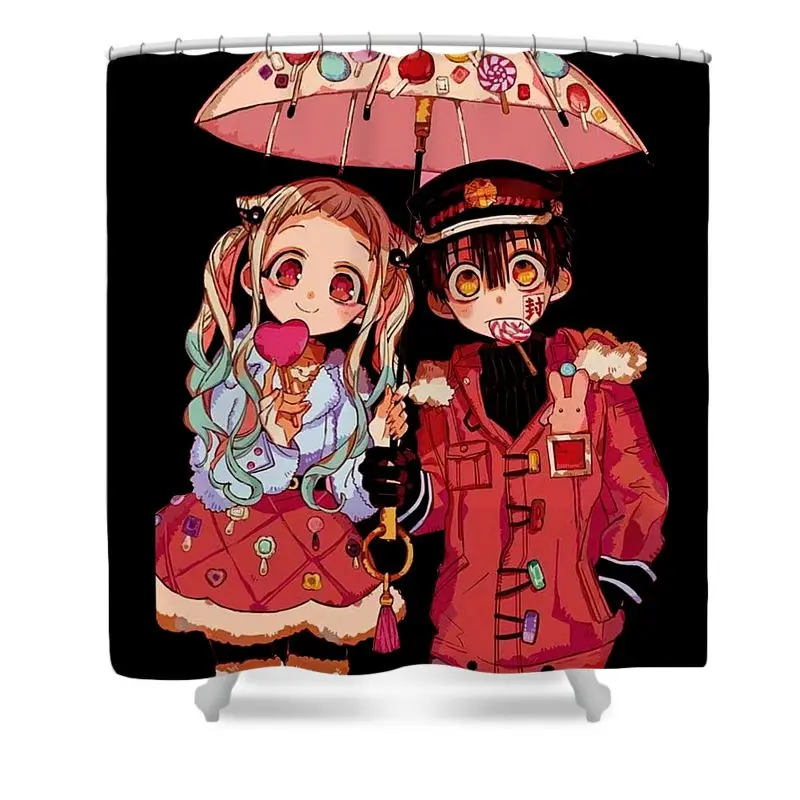 Hanako-kun Cute And Nene Shower Curtain | Anime Shower Curtains