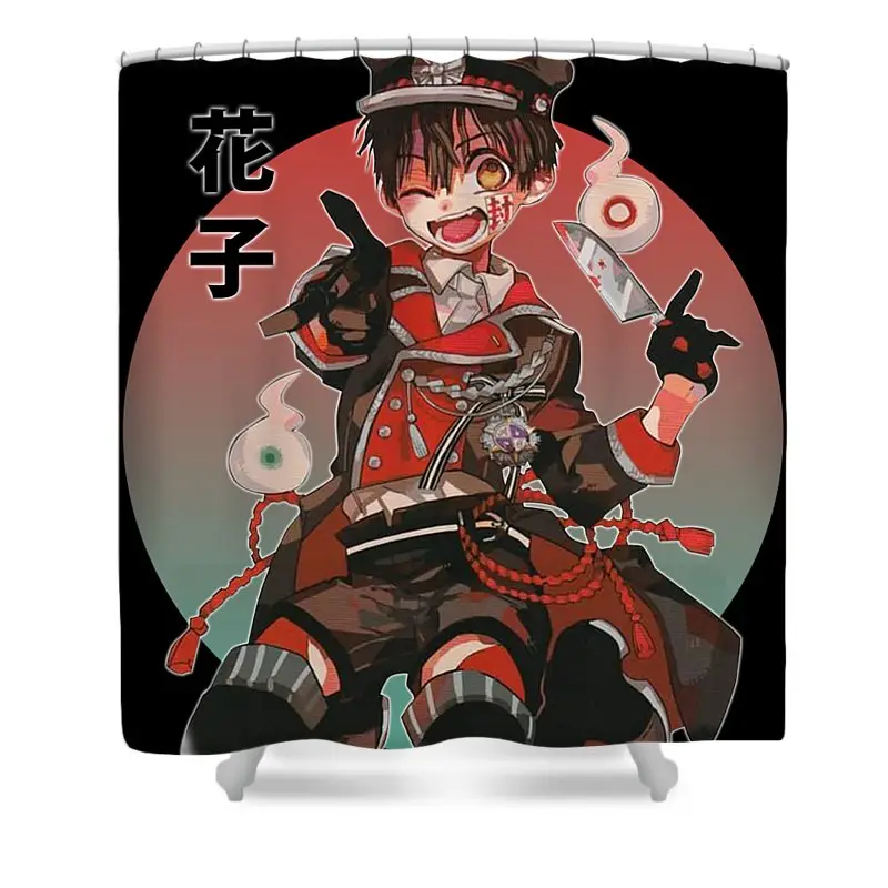Hanako-kun Retro Art Shower Curtain | Anime Shower Curtains