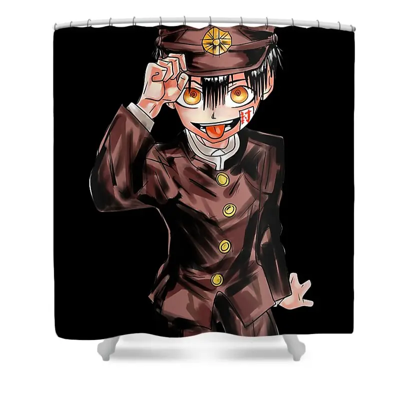 Hanako-kun Stick Out Tongue Shower Curtain | Anime Shower Curtains