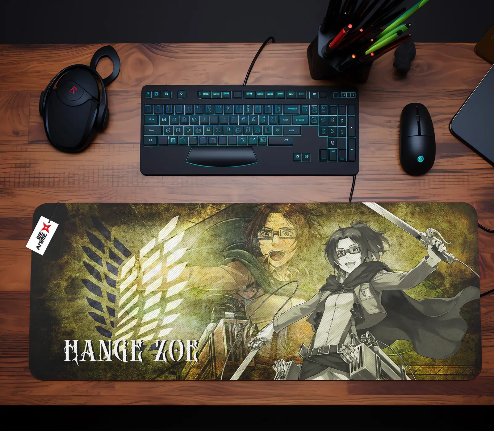 Hange Zoe Mouse Mats Personalized Name Custom