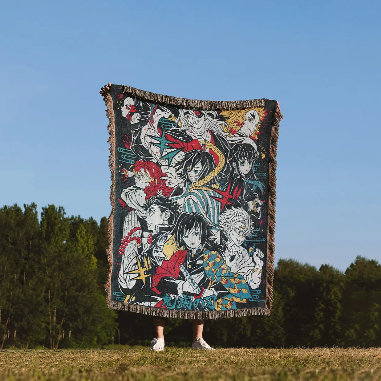 Hashira Woven Blanket / Tapestry
