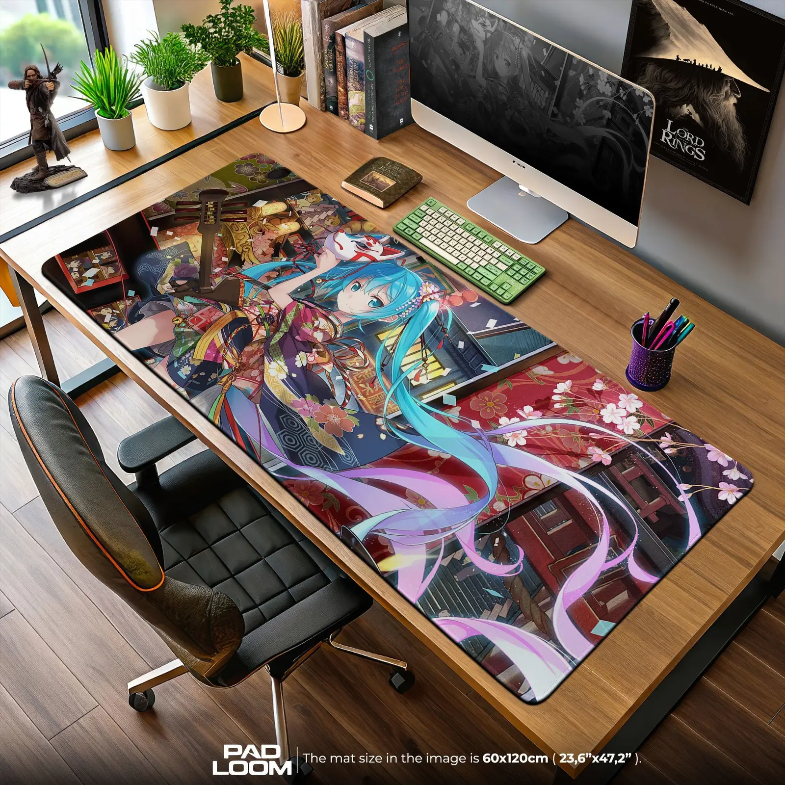 Hatsune Miku Mouse Pad - Kyoto Bloom Anime Desk Mat
