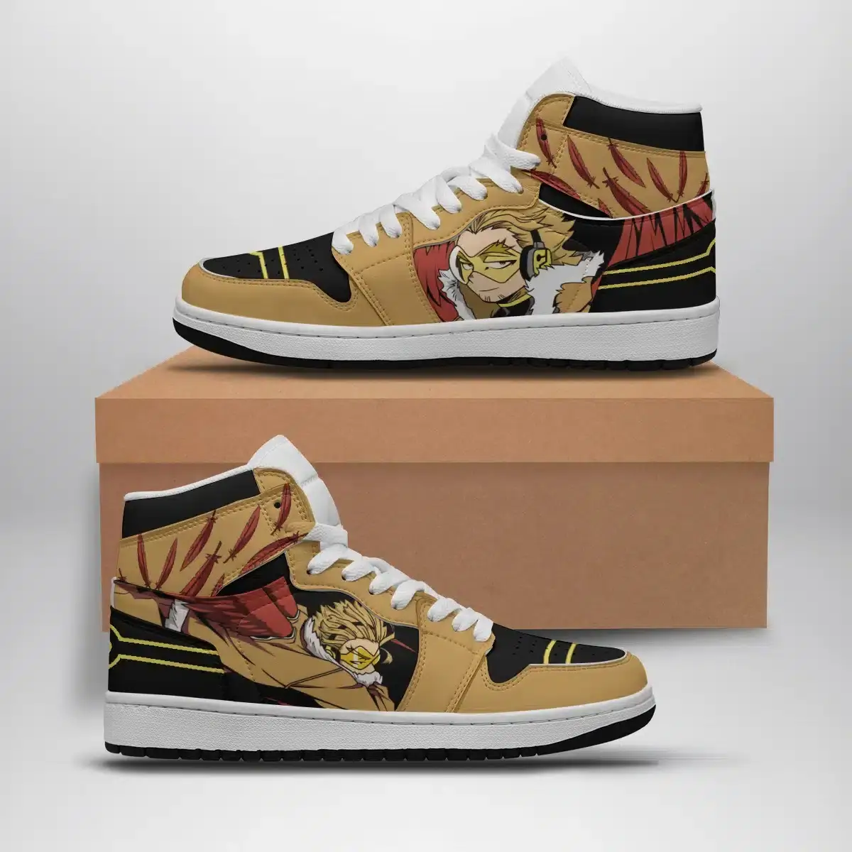 Hawks My Hero Academia Air Jordan 1 Shoes