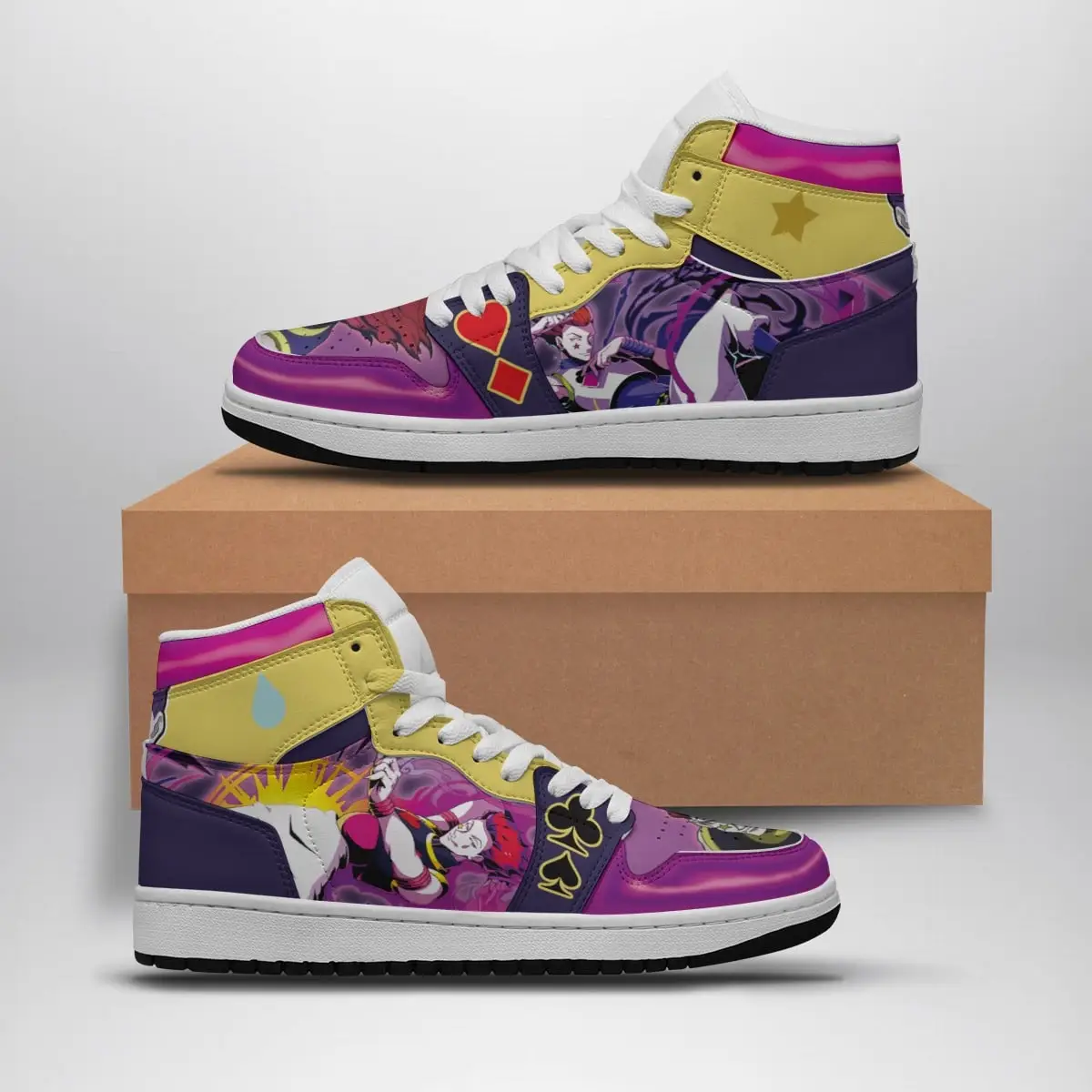 Hisoka Bungee Gum Hunter X Hunter Air Jordan 1 Shoes