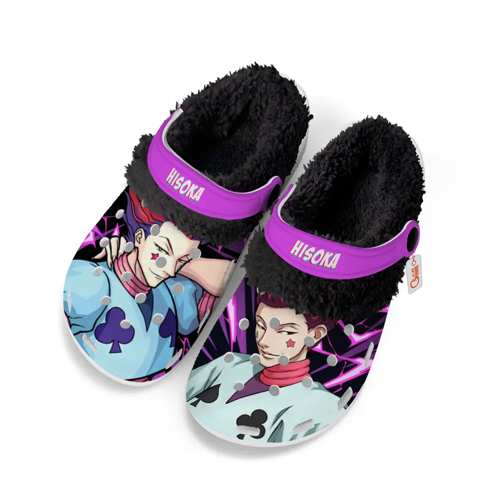 Hisoka Fleece-Lined Clogs Custom Name