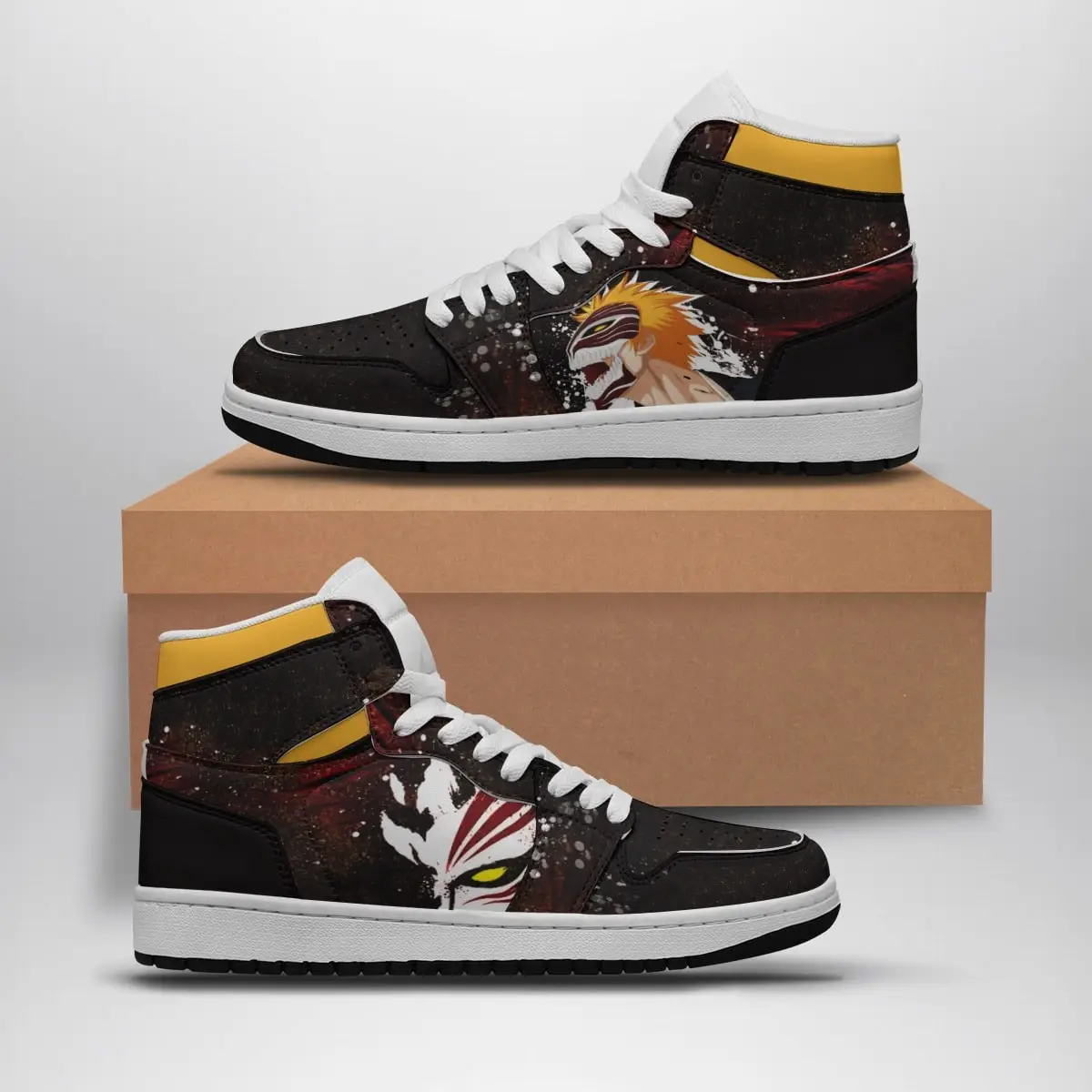 Hollow Ichigo Bleach Air Jordan 1 Shoes