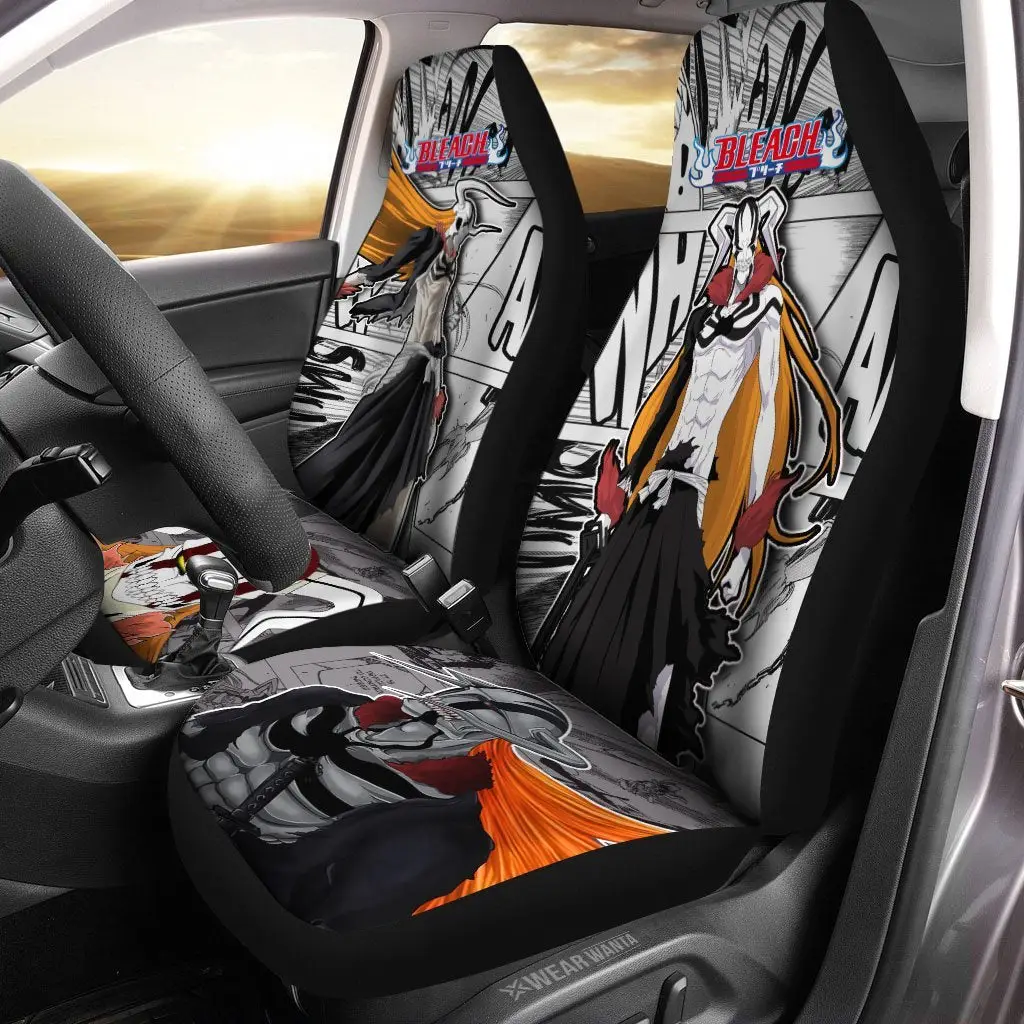 Hollow Ichigo Car Seat Covers Custom Anime Bleach Car Accessories