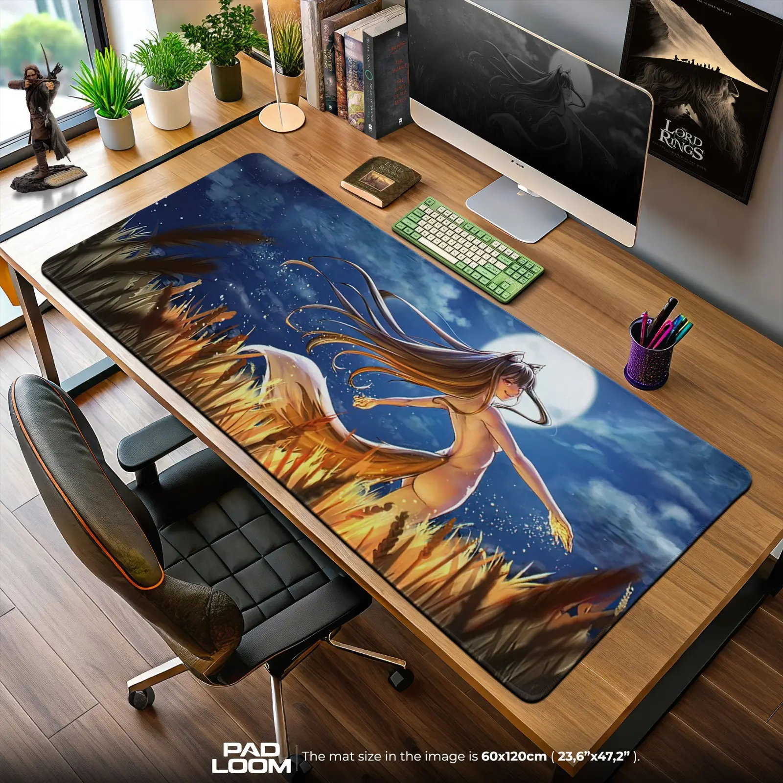 Holo Mouse Pad - Harvest Moon Anime Desk Mat
