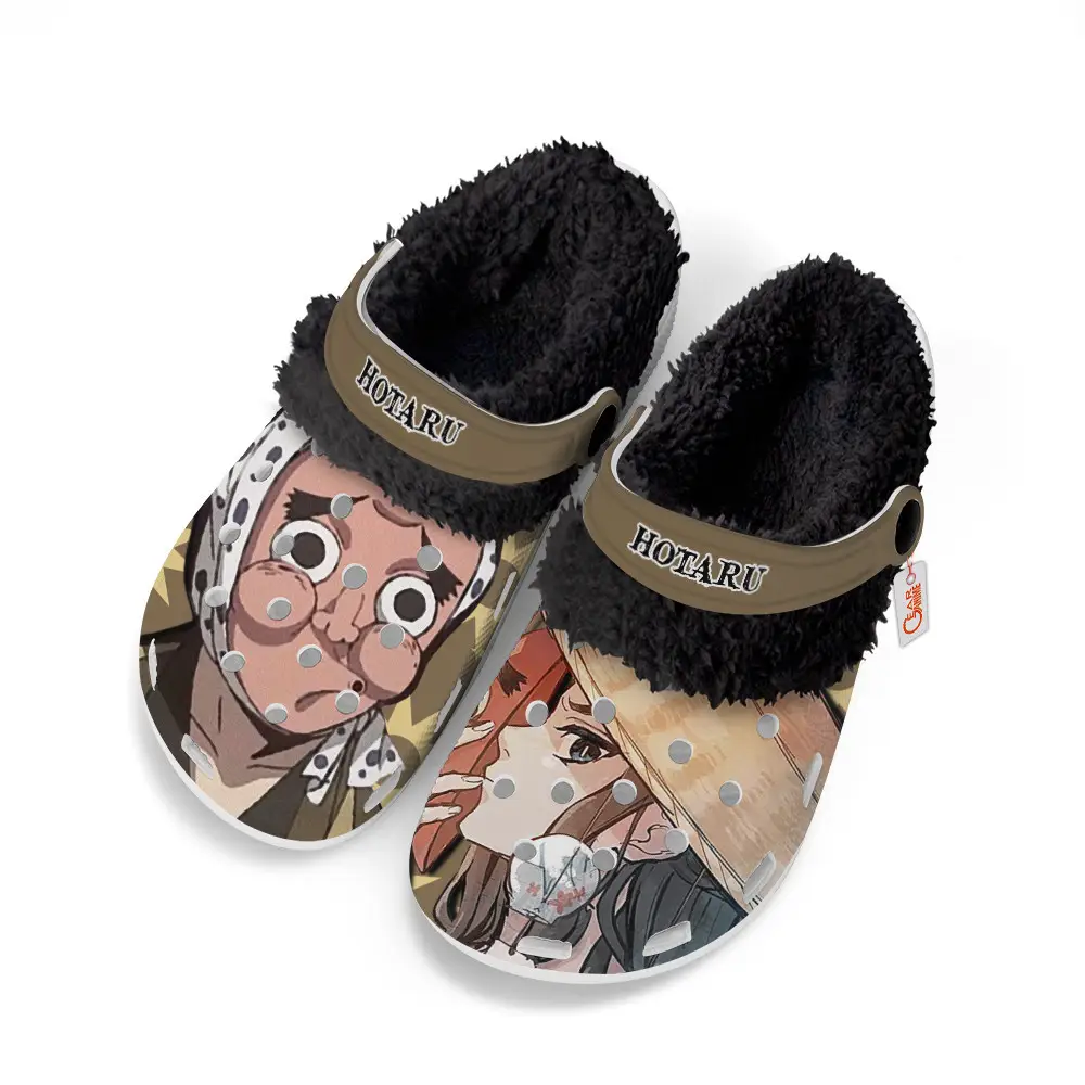 Hotaru Haganezuka Fleece-Lined Clogs Custom Name
