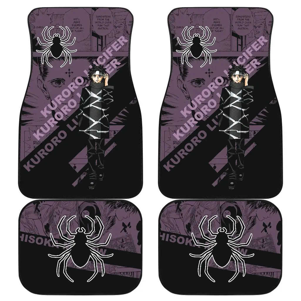 Hunter X Hunter Kuroro Lucilfer Car Floor Mats Custom Anime Car Accessories