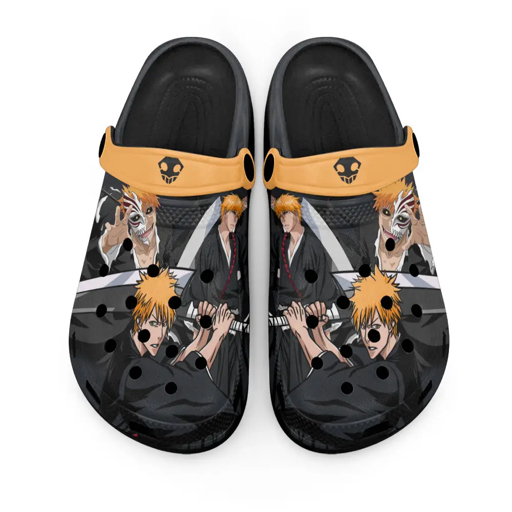 Ichigo Kurosaki Premium EVA Clogs Pattern Style
