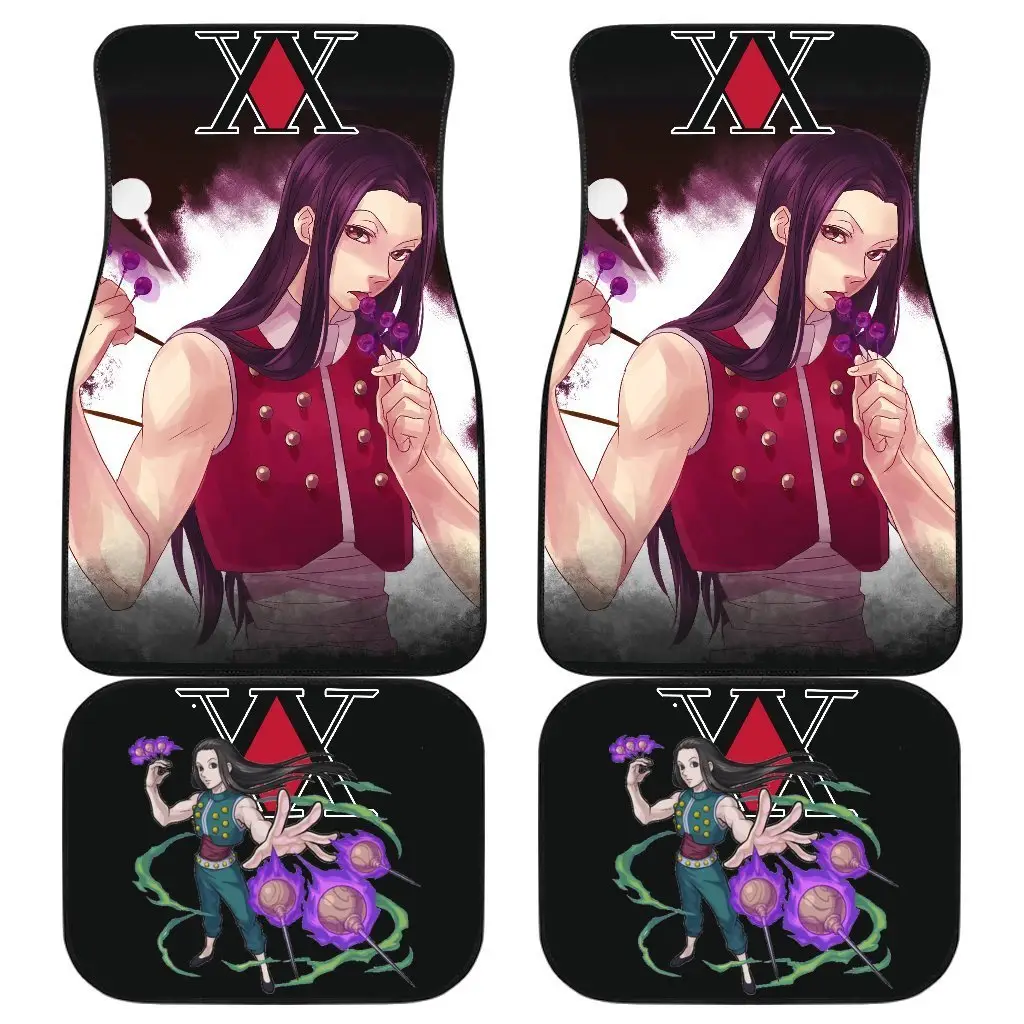 Illumi Zoldyck Car Floor Mats Custom Anime Hunter X Hunter Car Accessories