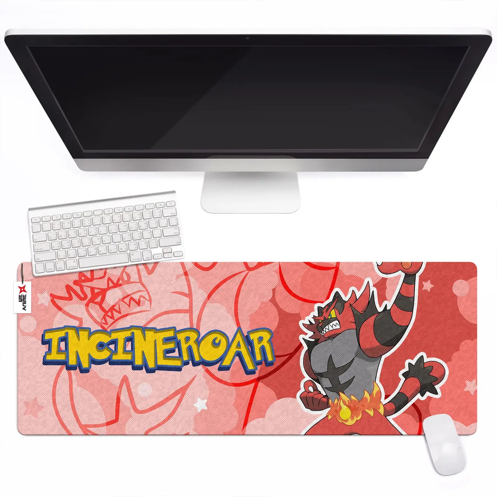 Incineroar Mouse Mat Custom Anime Personalized Mouse Pad