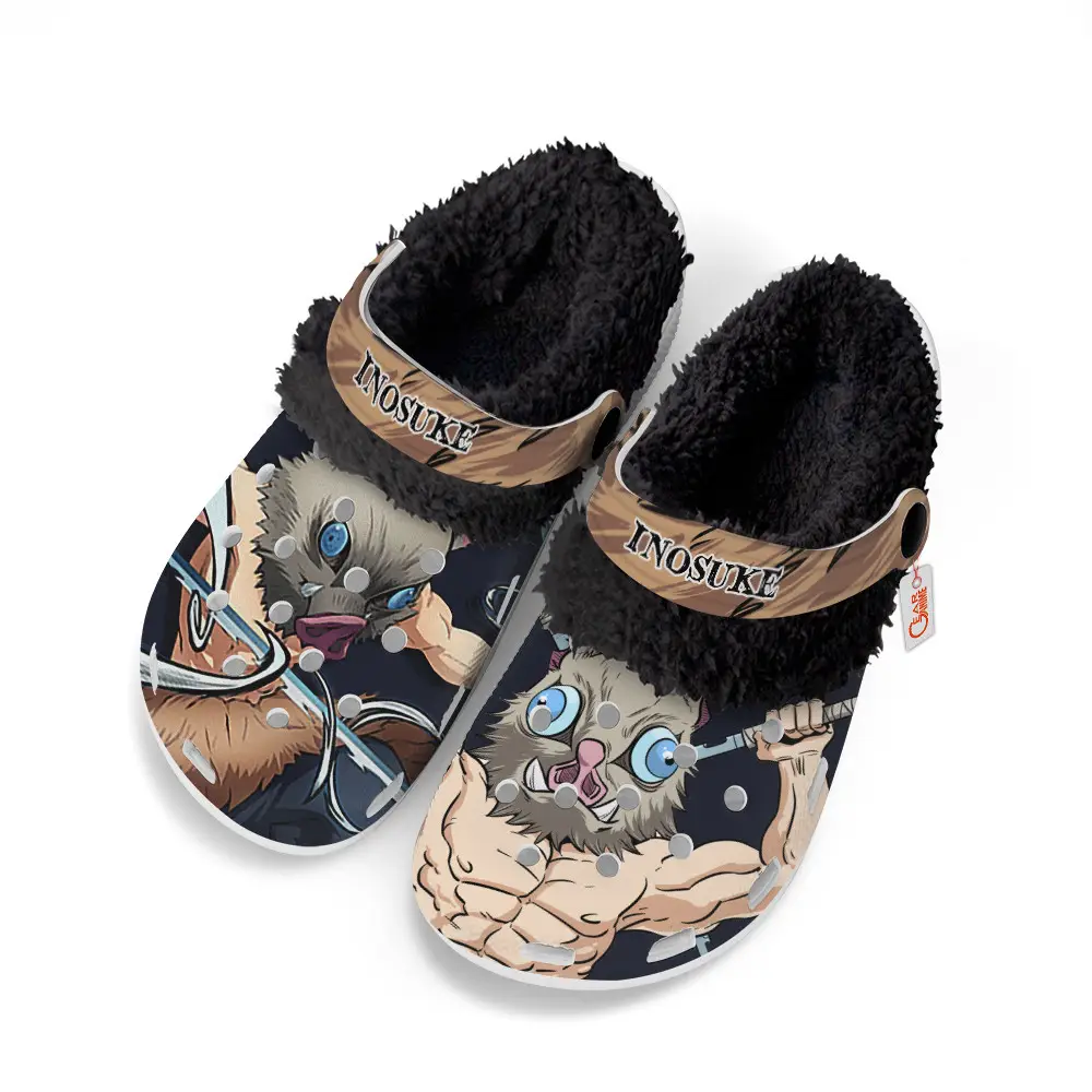 Inosuke Fleece-Lined Clogs Custom Name